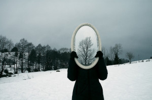 winter mirror