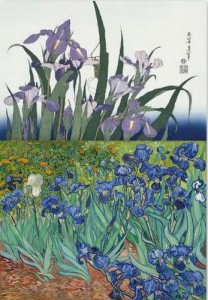 van gogh and japanese iris