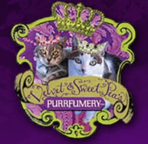 sweet pea &velvet purrfuemry logo
