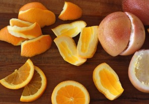 passion fruits and orange