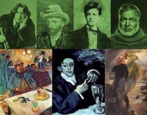 Famous-absinthe-drinkers and paintings