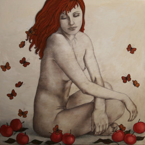 painting of women-gouskova-Pommes d'amour 66