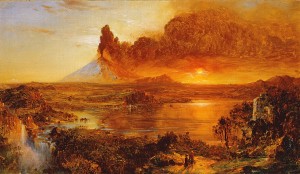 Eruption at Cotopaxi, Frederic Edwin Church, 1955