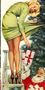 christmas stocking ad 1950