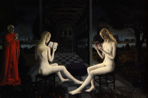 paul delvaux the-office-of-evening-1971