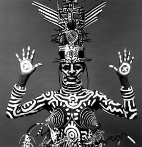 grace jones painted by keith haring