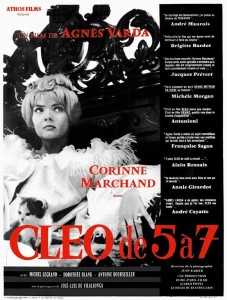 original poster for the 1962 left bank film Cléo de 5 à 7