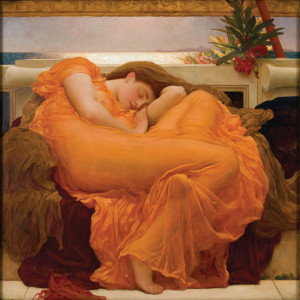 Frederic Leighton’s Flaming June 1830-1896