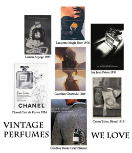 vintage perfumes