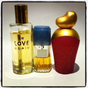  vintage diorella, deci dela and in love again perfumes