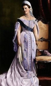 Russian court dress. Grand Duchess Maria Pavlovna the Younger (1810 – 1958)