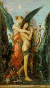 Hésiode et la Muse - 1891 gustav moreau