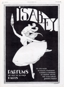 isabey vintage perfume ad 1924