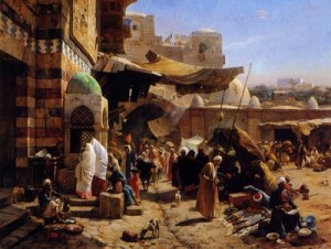 spice market orientalist  painting