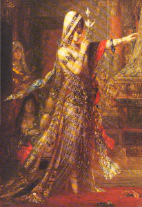 Salome Dancing before Herod, Gustave Moreau, 1876.