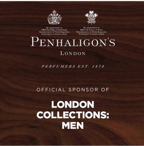 penhaligon's official spnsoor of  london collections men