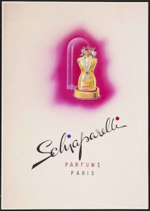 shocking perfume design  bottle  by Léonor Fini 1937  pink