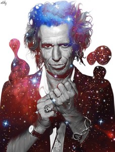 You have the sun, you have the moon…and you’ve got The Rolling Stones — Keith Richards. by Nicky Barkla