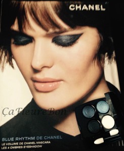 CAFLEUREBONBlue Rhythm de Chanel tisse  jazz 244 eyeshadows ad