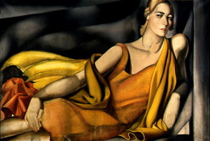 tamara lempicka woman in yellow