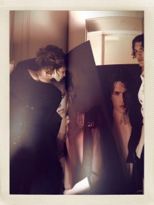 'A Portrait of Dorian Grey'  Eva Herzigova and Larry Scott  Karl Lagerfeld