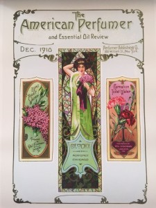 Blocki illustration on cover of American Perfumer, Dec. 1910