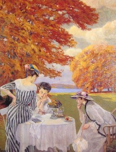 Tea in the Park by Edward Cucuel