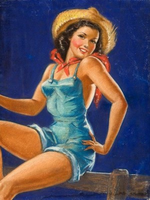 pin up country girl