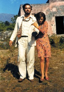 Agostina Belli. Vittorio Gassman  Scent of a woman movie 1974