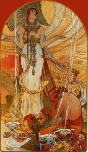 'Cleopatra', by Czech artist Alphonse Mucha