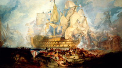 JMW Turner, The Battle of Trafalgar, 21 October 1805