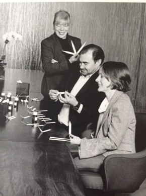 Maurice Roucel with Patricia Choux and Patricia Billadeau