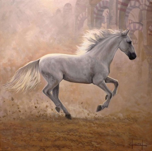 arabian horse the French artist Jose ferre clauzel.
