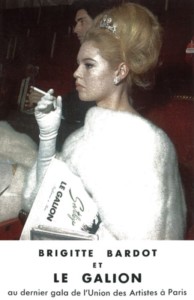 Brigitte Bardot et Le Galion à la 36ème édition du Gala de l'Union des Artistes à Paris - 21 Mars 1966