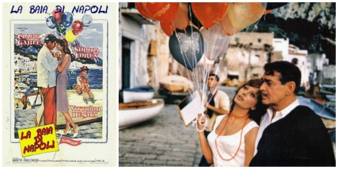 -La Baia Di Napoli 1960  Vittorio De Sica Sophia Loren and Cary Grant