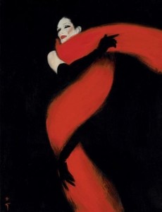 La femme en Noir (1980 - René Gruau)