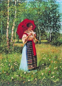 Nikolay Bogdanov-Belsky (russian painter) - Reading a Letter (1892)