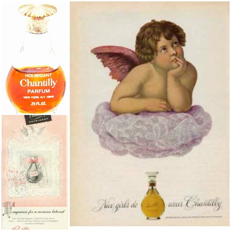 -vintage houbigant chantilly perfume ads