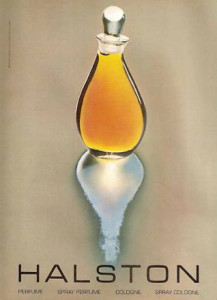 1981 halston vintage perfume ad