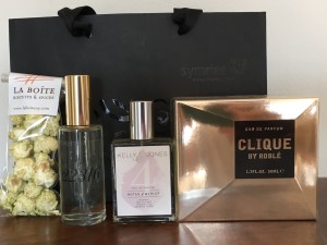 50 ml EDP Clique by Roble, 50 ml EDP Merlot 50 ml No. 22316 from David ApelSymrise Shabazi N.38La Boite Biscuits  Spice.