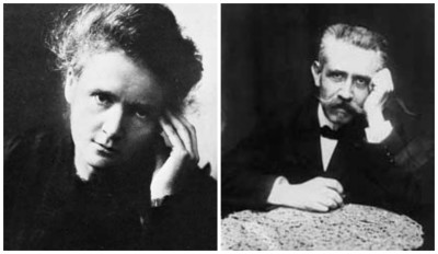 -marie curie and Paul LAngevin