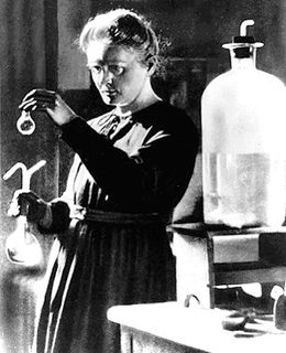 mariecurie in her lab