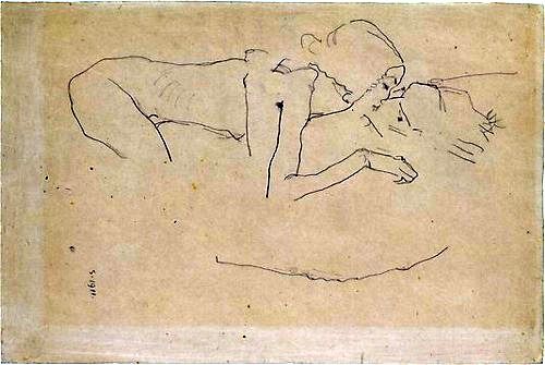 The Kiss, 1915 by Egon Schiele