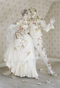 Tim Walker Vogue italia dancing flowers people