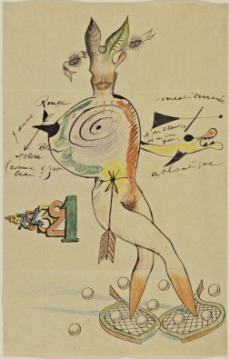 Cadavre Exquis with Yves Tanguy, Joan Miró, Max Morise, Man Ray (Emmanuel Radnitzky)