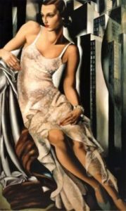 Tamara de Lempicka Portrait de Madame Allan Bott. Jazz Age Glamour, 1920s