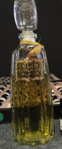 Emeraude Imperial Decanter by Coty  vintage osmotheque