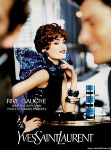 Yasmin Lebon Yves Saint Laurent Rive Gauche fragrance.1992
