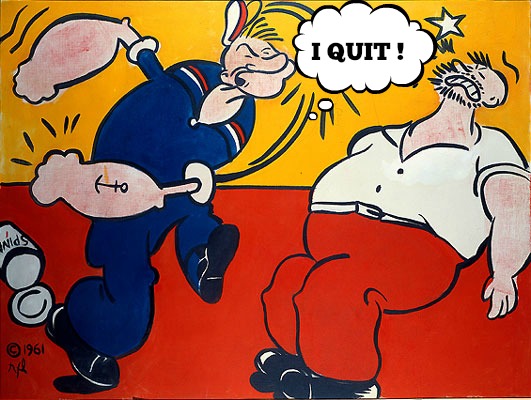 I quit Roy Lichtenstein 1961