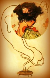 IncensePostcard by Austrian artist Raphael Kirchner (1876-1917)